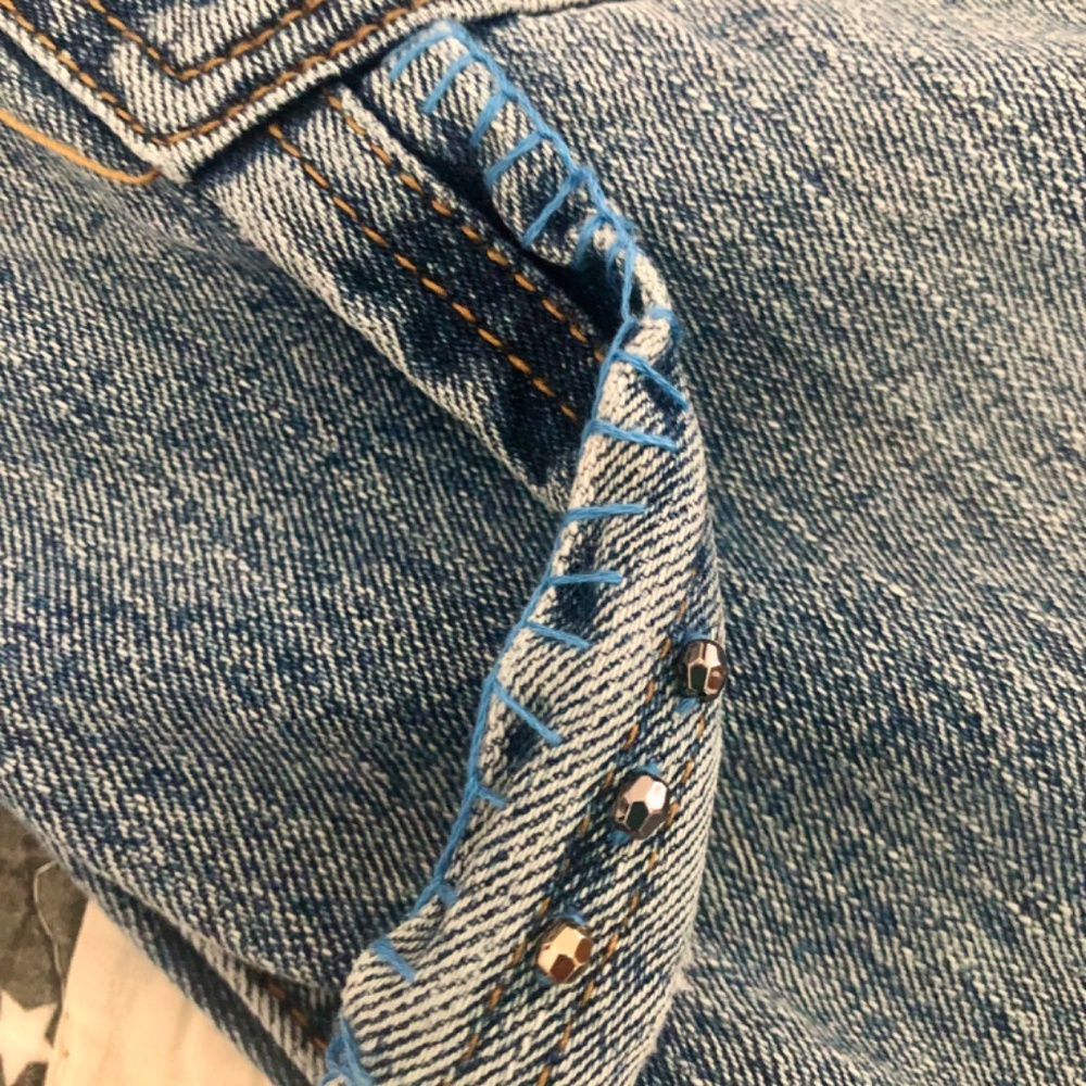 J. Galt Shanghai Low Rise Flare Jeans ~ Unique! - Picture 8 of 13